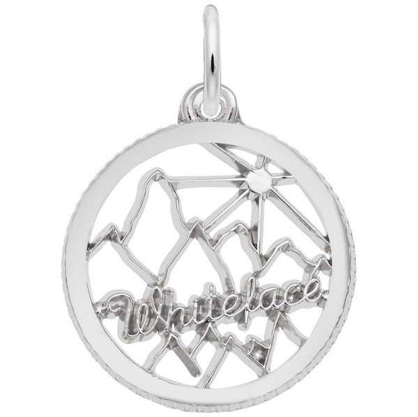 Whiteface Mountain Disc Charm