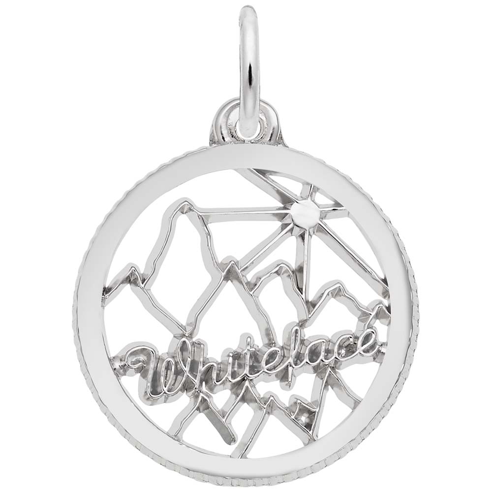 Whiteface Mountain Disc Charm