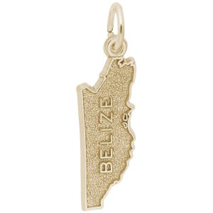 Belize Map Charm