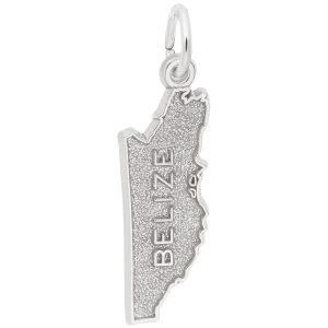 Belize Map Charm