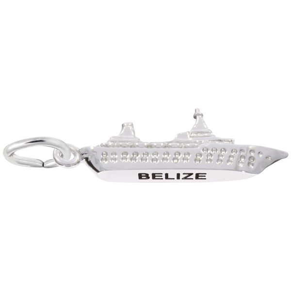 Belize Cruise Ship 3D Charm
