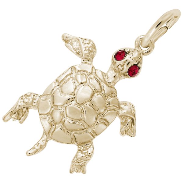 Turtle with Stones Charm