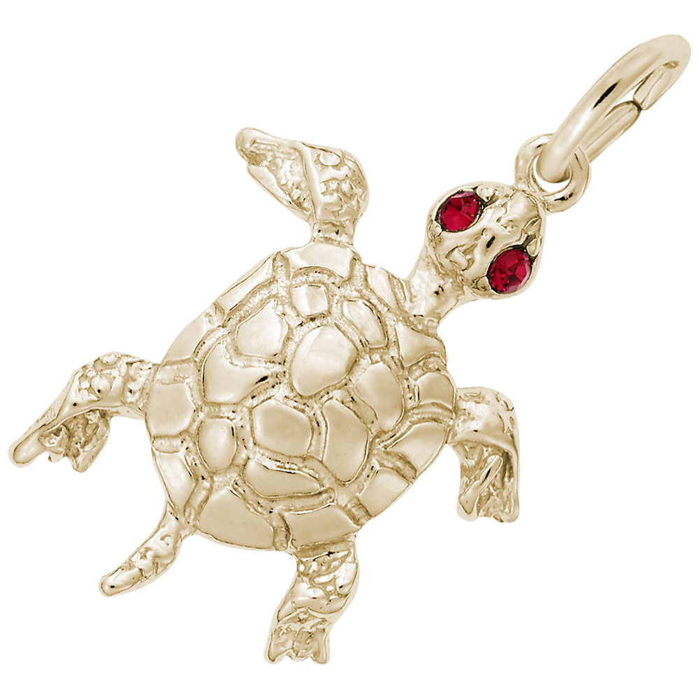 Turtle with Stones Charm - Image 1