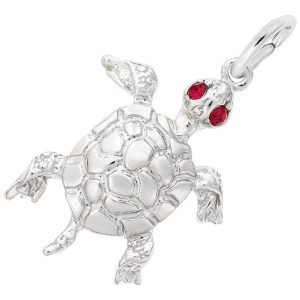 Turtle with Stones Charm