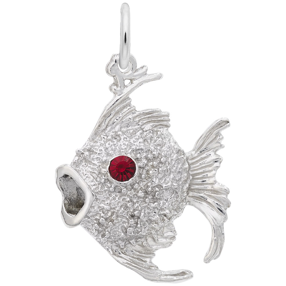Angelfish with Stones Charm