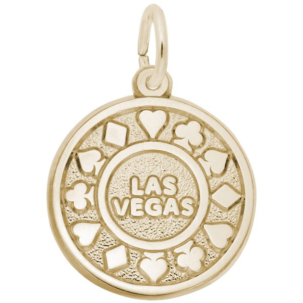 Las Vegas Chip Disc Charm