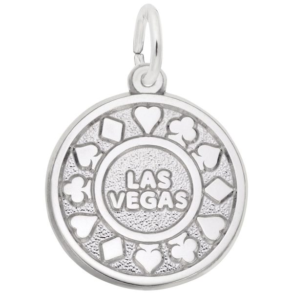 Las Vegas Chip Disc Charm