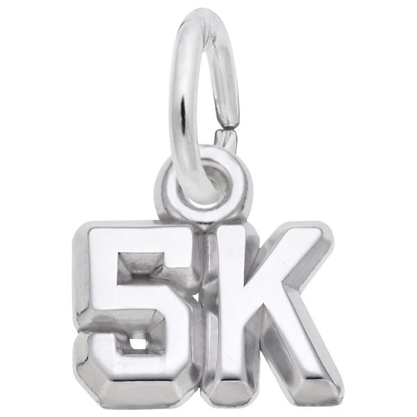 5K Race Accent Charm