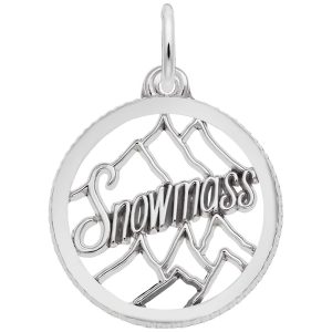 Snowmass Mountain Scene Charm