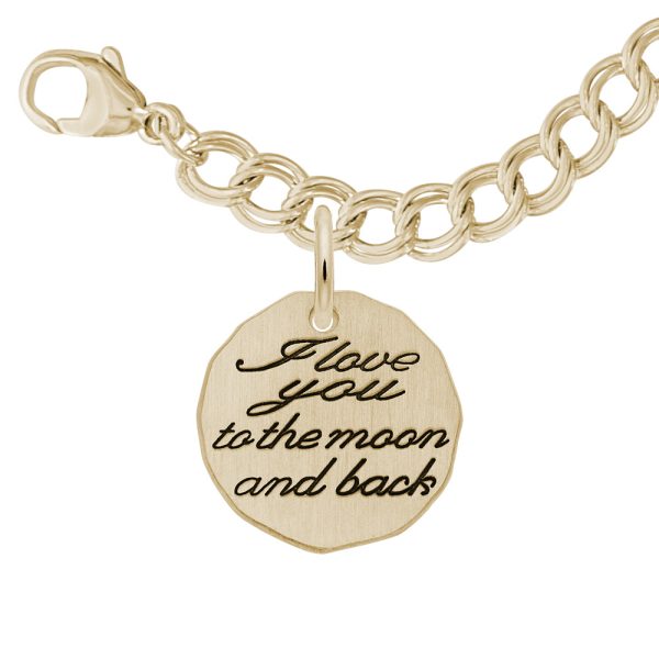 Moon and Back Bracelet Set