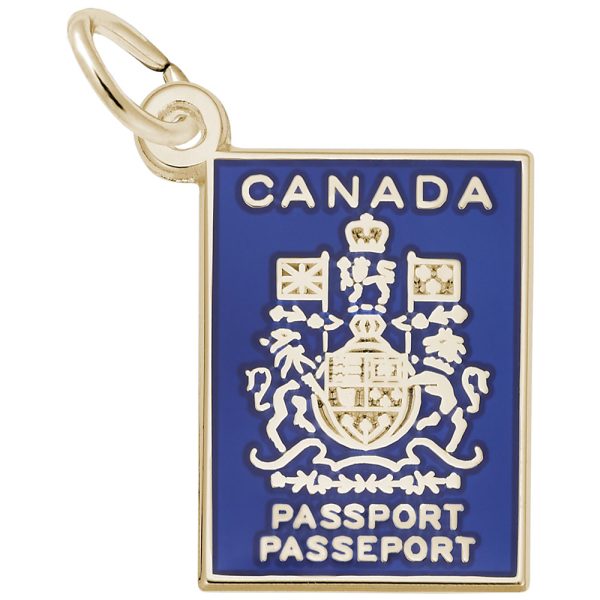 Canadian Passport Charm