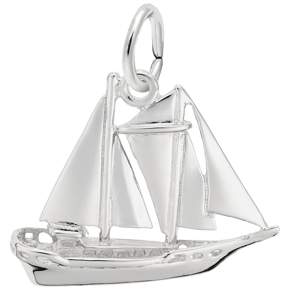 Schooner Sailboat Charm