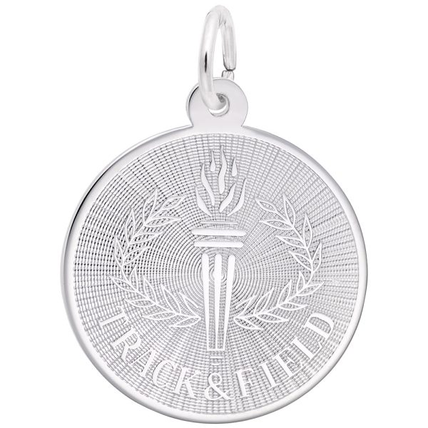 Track & Field Disc Charm