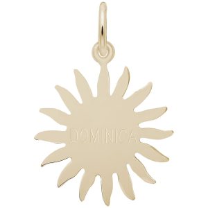 Dominica Sun Large Charm