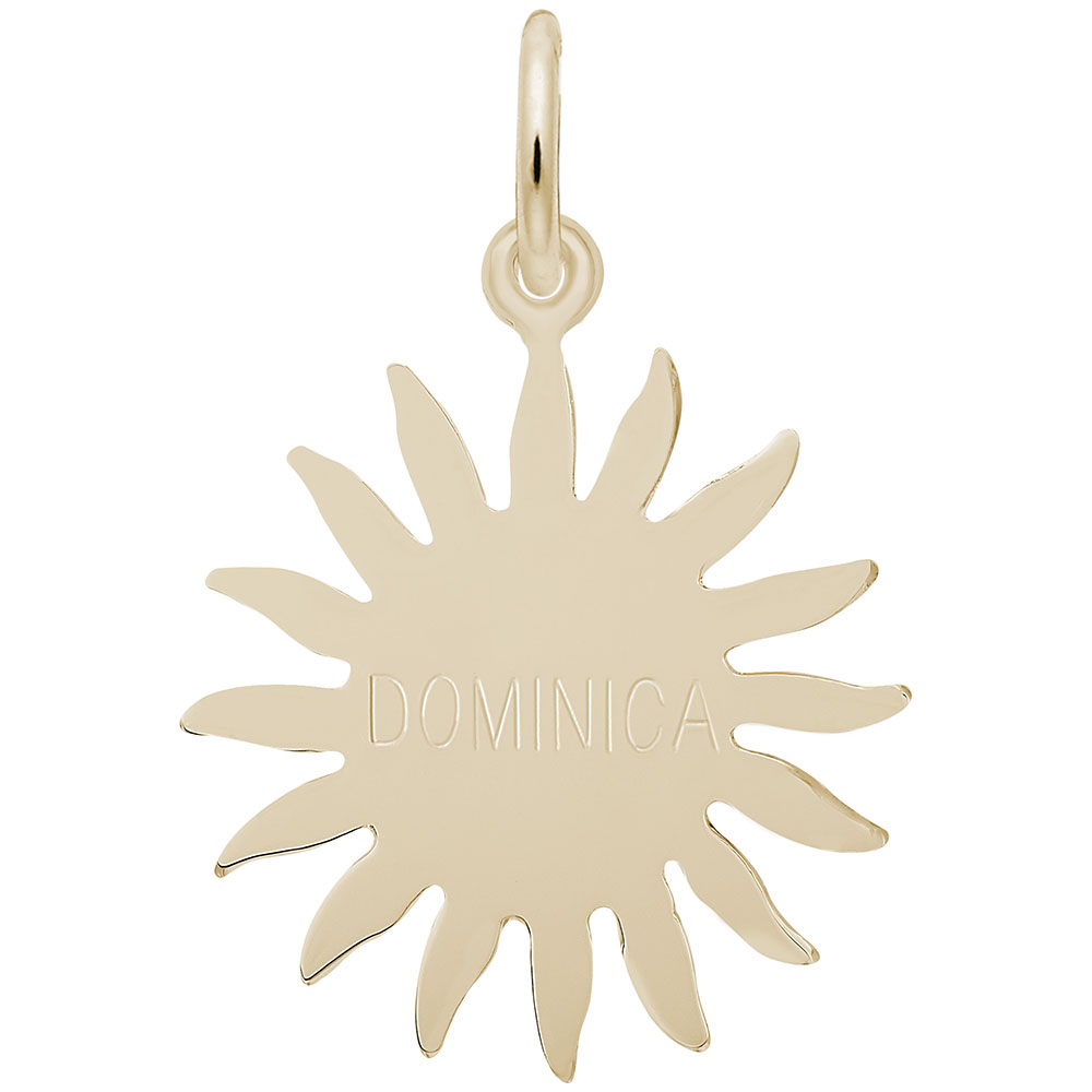 Dominica Sun Large Charm - Image 1