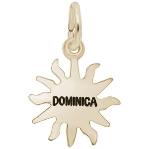 Dominica Sun Small Charm