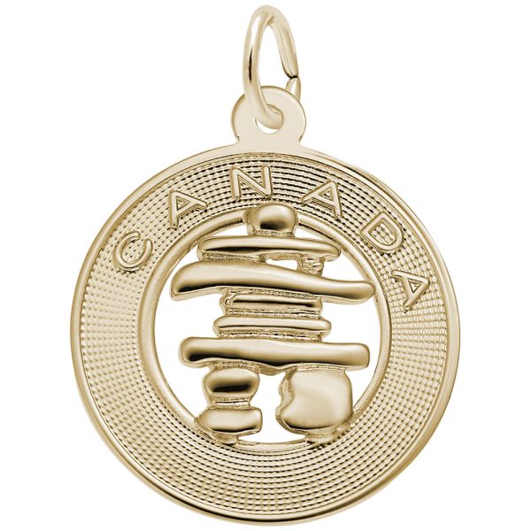 Canada Inukshuk Ring Charm