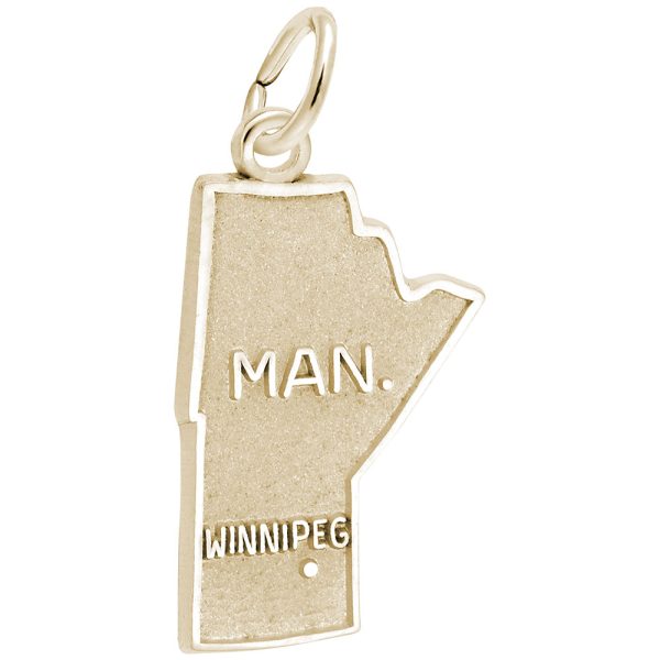 Manitoba Map Charm