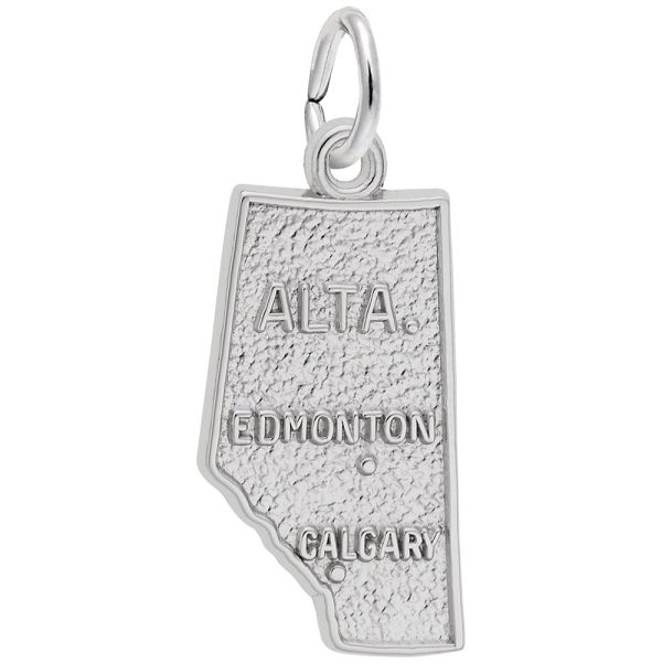Alberta Map Charm