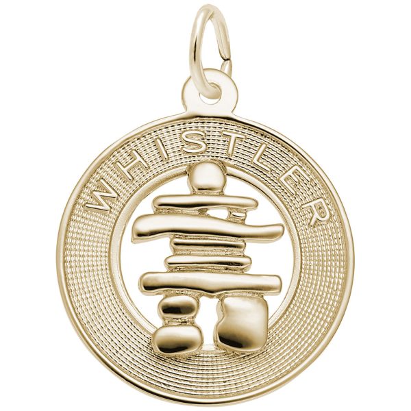 Whistler Inukshuk Ring Charm