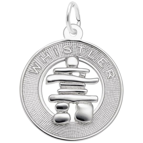 Whistler Inukshuk Ring Charm