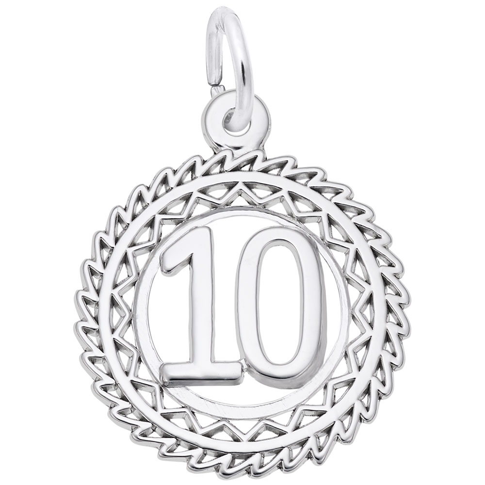 Victory Number Ten Charm