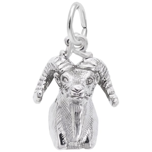 Big Horn Sheep Head Charm