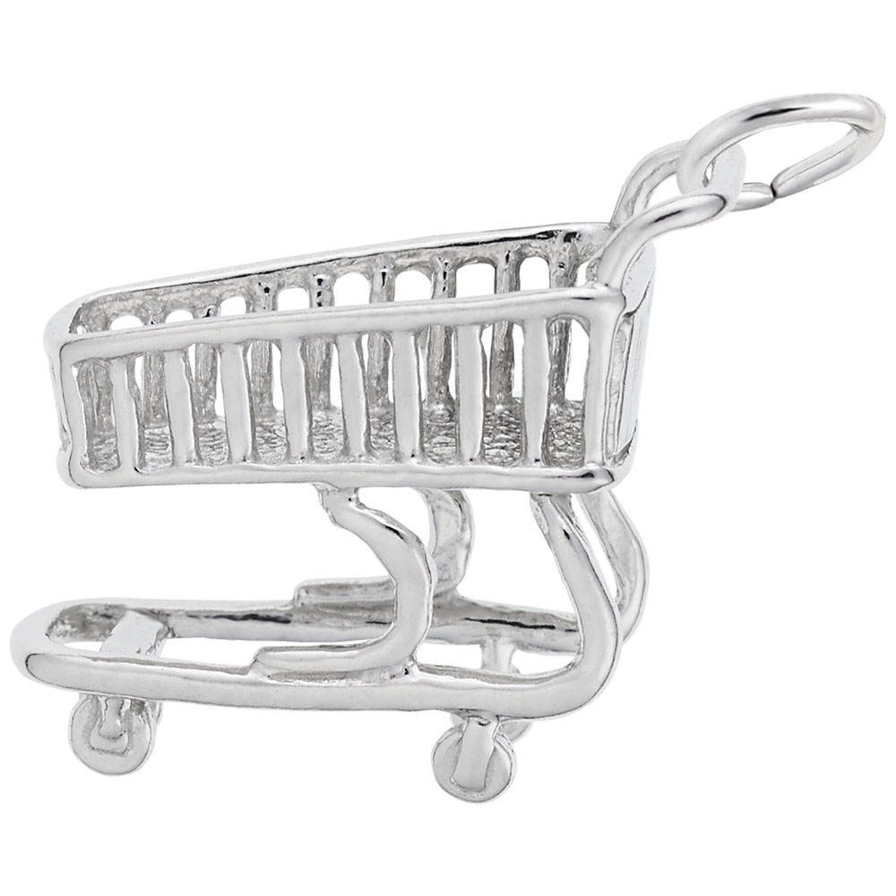 Shopping Cart Charm