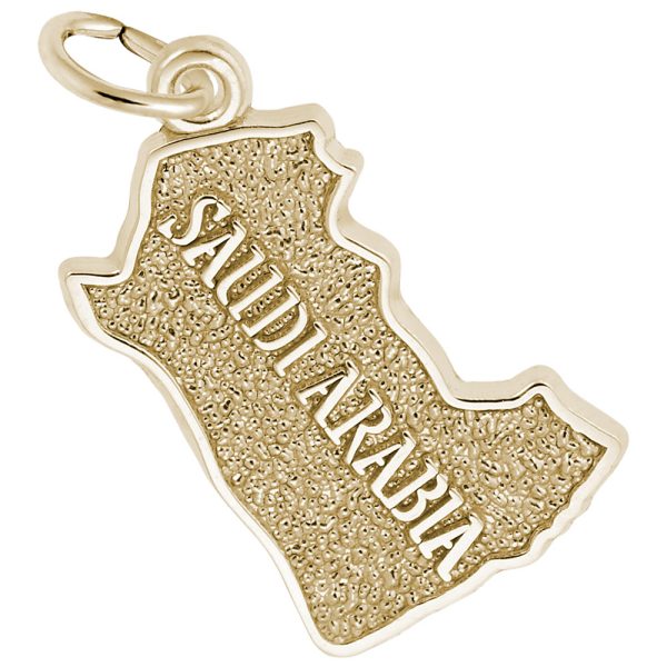 Saudi Arabia Map Charm