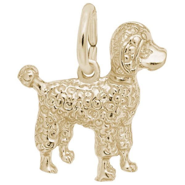 Small Poodle Dog Charm