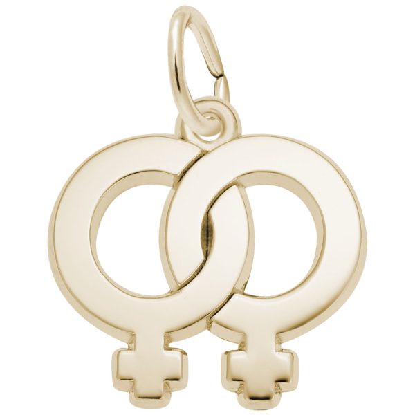 Female Twins Charm