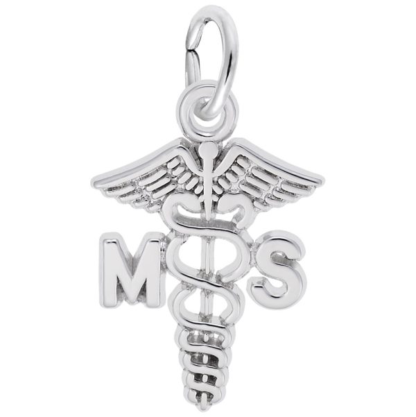 Medical Secretary Caduceus Charm