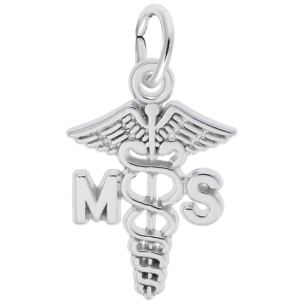 Medical Secretary Caduceus Charm - Image 1