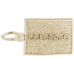 Colorado Map Charm