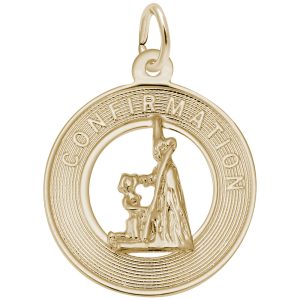 Confirmation Open Disc Charm