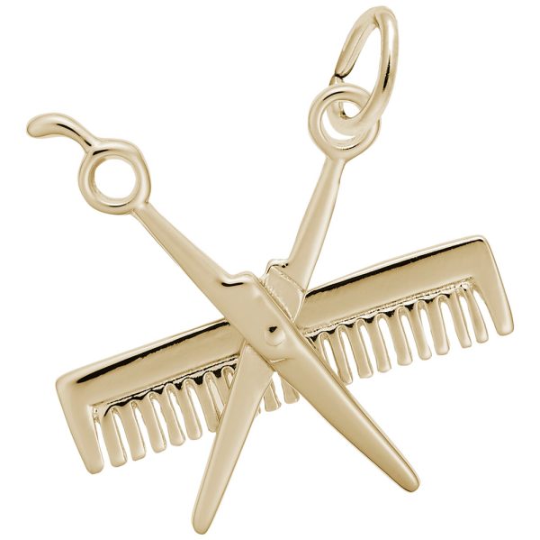 Comb & Scissors Charm