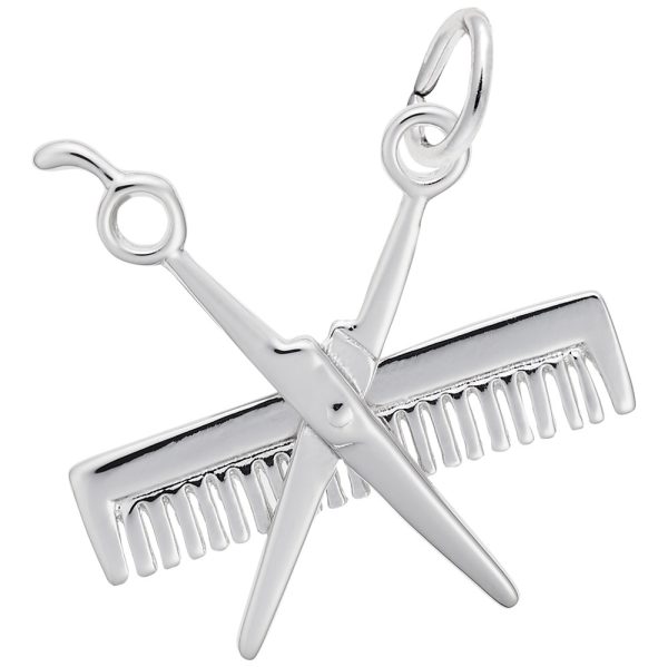 Comb & Scissors Charm