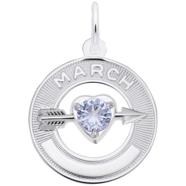 March Love Birthstone Charm