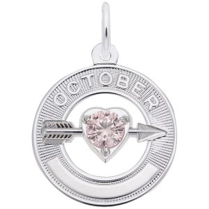 October Love Birthstone Charm