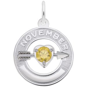 Novemeber Love Birthstone Charm