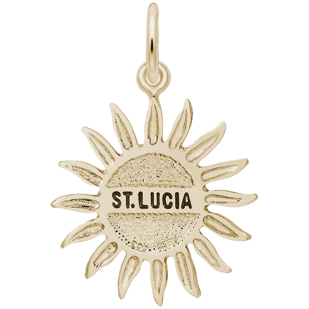 St. Lucia Sun Large Charm