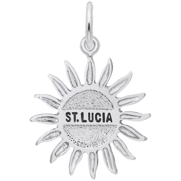 St. Lucia Sun Large Charm