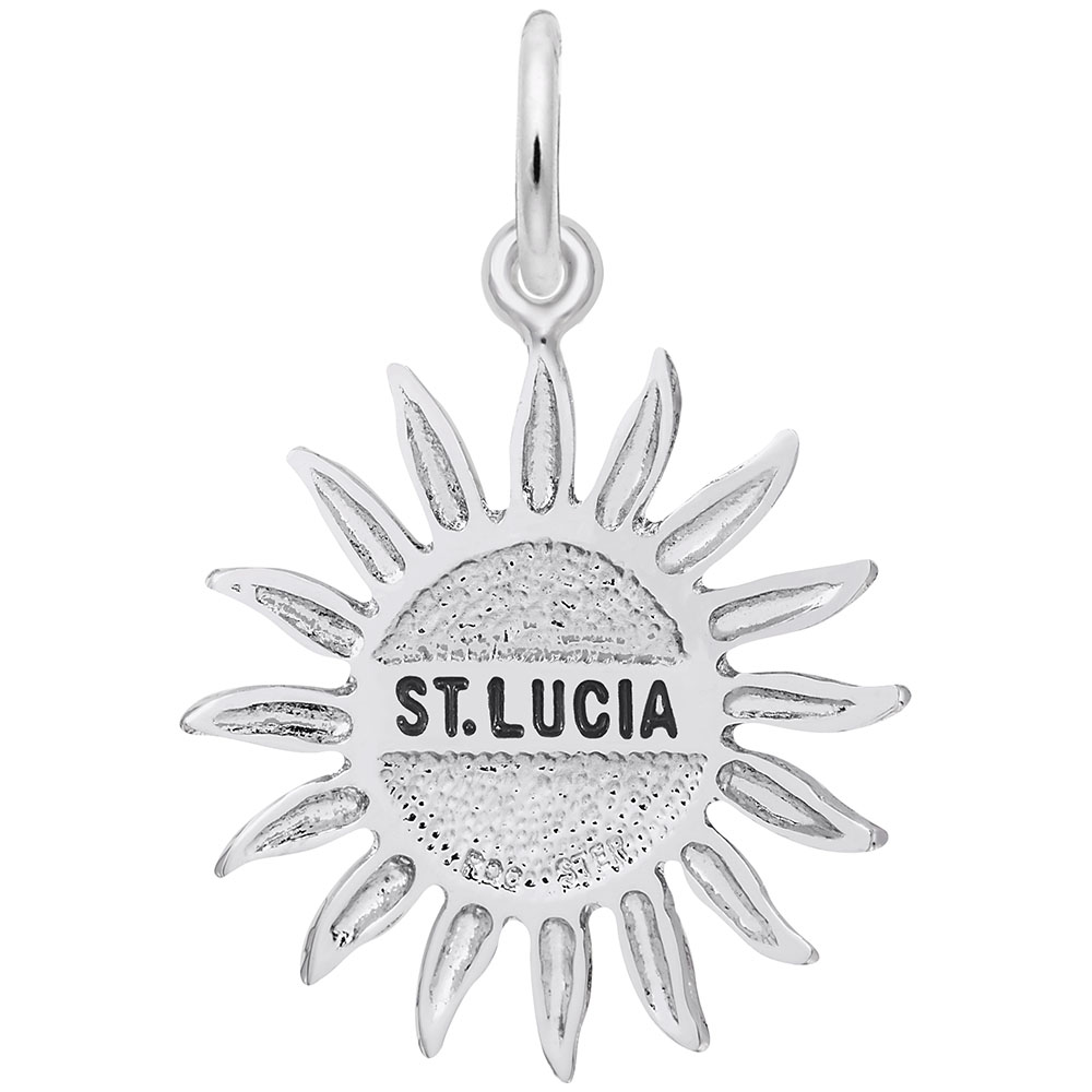 St. Lucia Sun Large Charm - Image 1