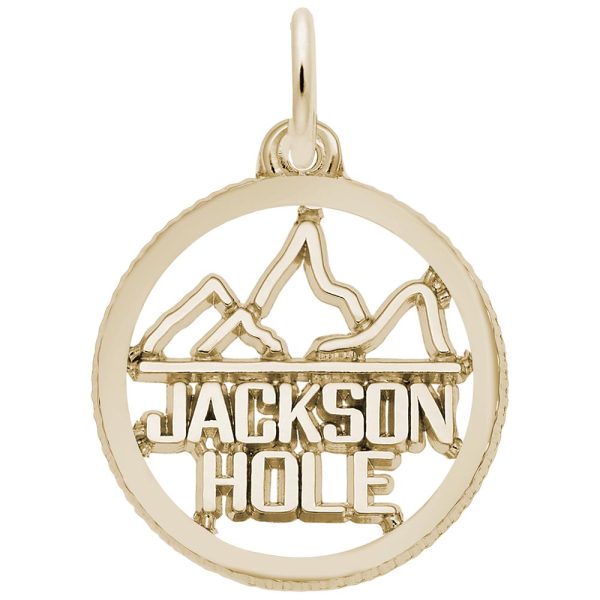 Jackson Hole Disc Charm