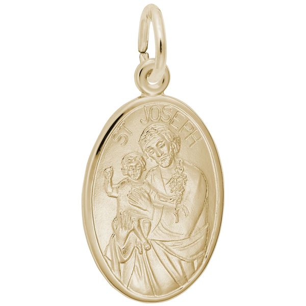 St. Joseph Oval Disc Charm