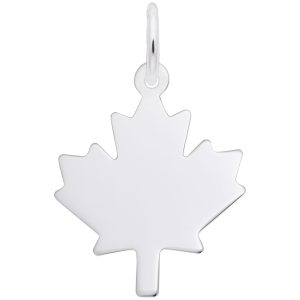 Flat Maple Leaf Charm