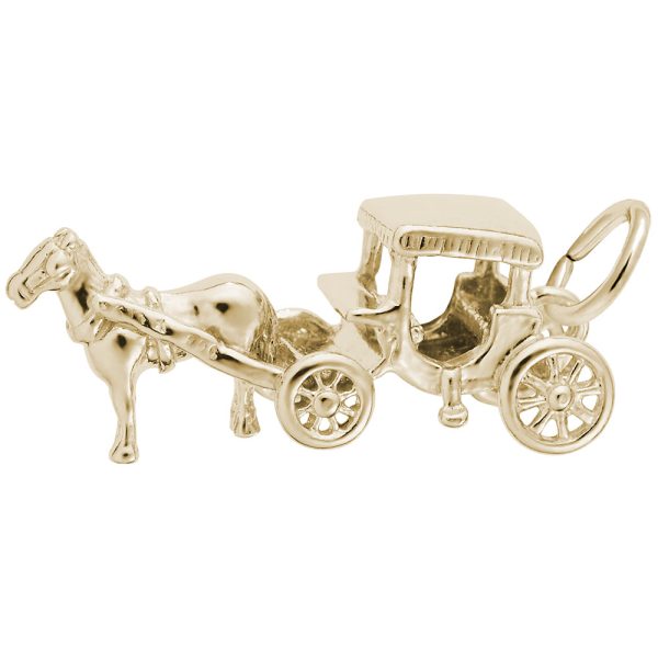 Horse & Carriage Charm