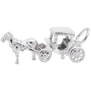 Horse & Carriage Charm