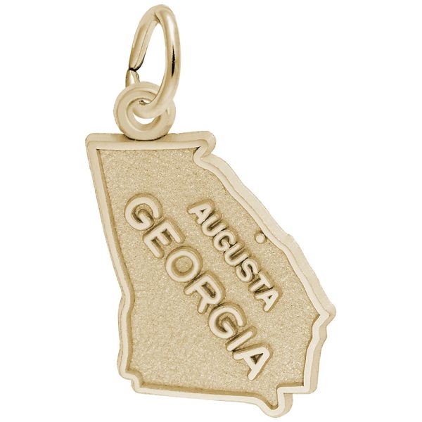 Augusta Georgia Map Charm