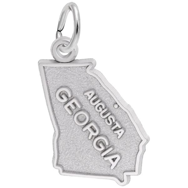 Augusta Georgia Map Charm